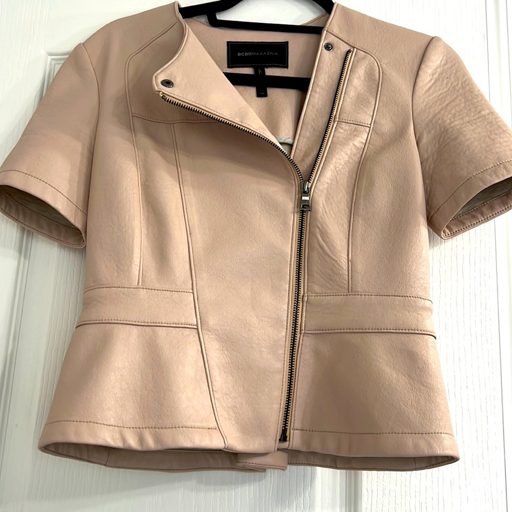 Faux leather jacket BCBGMAXAZRIA